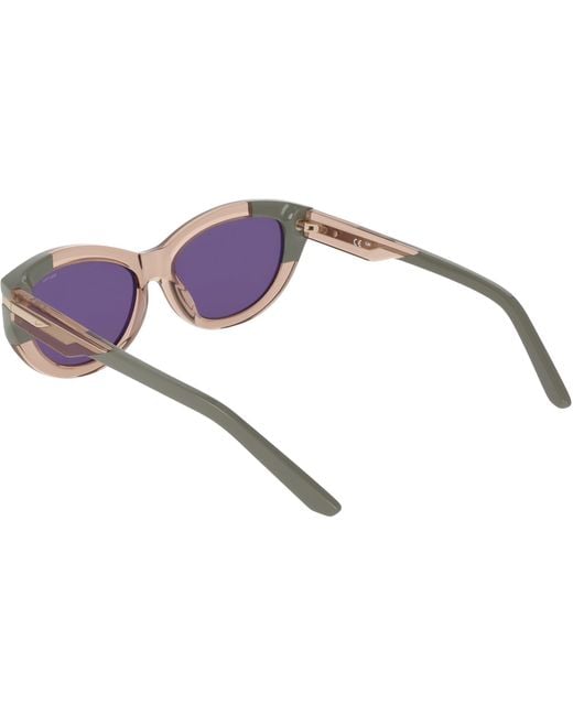 Nike Natural Crescent Fawn Cat Eye Sunglasses
