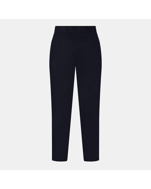 Boss Blue Chino Slim Fit Straight Leg Trousers for men