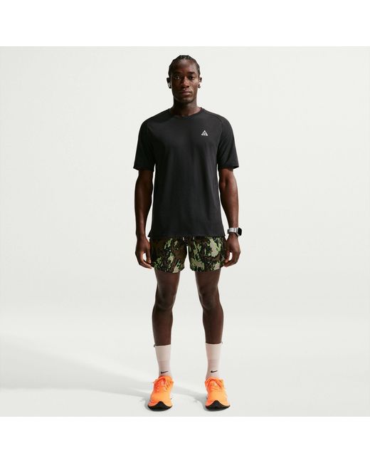 Nike Black Acg "Solar Chase" Dri-Fit Adv Trail Running Top for men