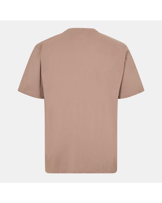 Jack Wills Brown Jacquard T-Shirt for men