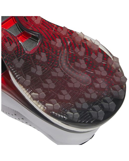 Adidas White Tour360 25 Wide Spikeless Golf Shoes for men