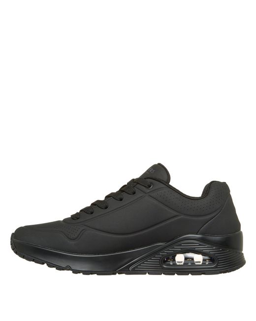 Skechers Black Uno Stand On Air Trainers for men