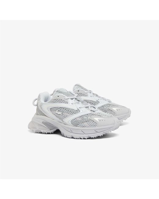 Lacoste Gray L003 Neo Shot Trainers