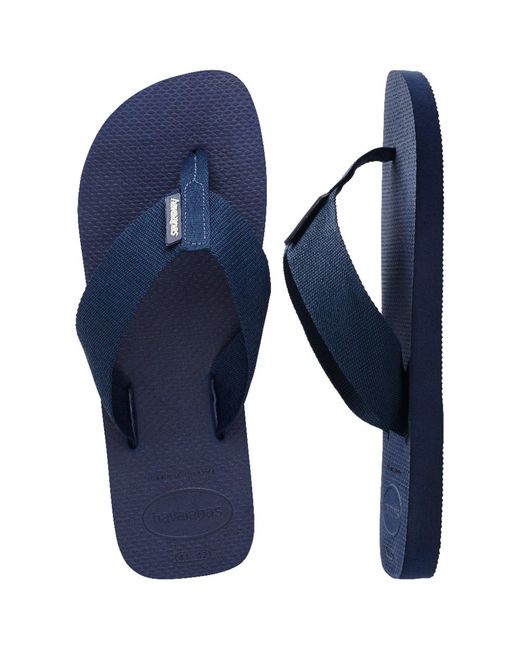 Havaianas Blue Urban Basic Rubber Sole Flip Flops for men
