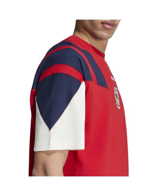 Adidas Red Arsenal Eqt T-Shirt for men