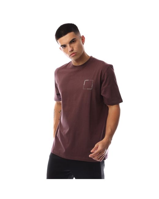 Marshall Artist Red Chvrn Box Regular Fit T-Shirt for men