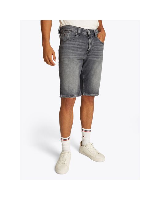 Tommy Hilfiger Gray Ronnie Denim Shorts for men
