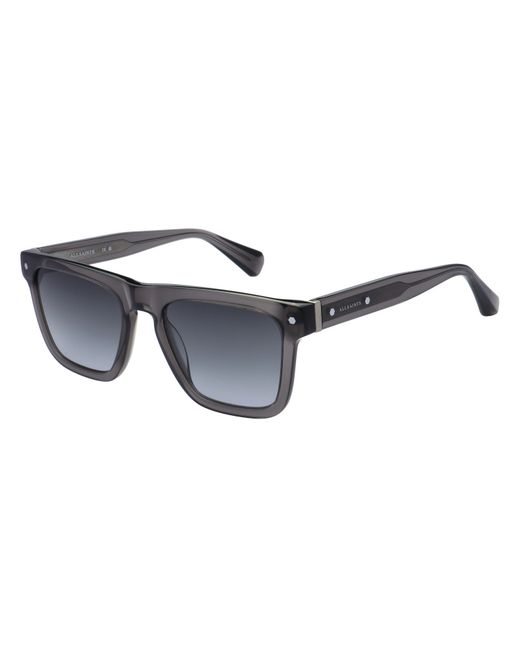 AllSaints Gray All Sai Echo Sunglass 63