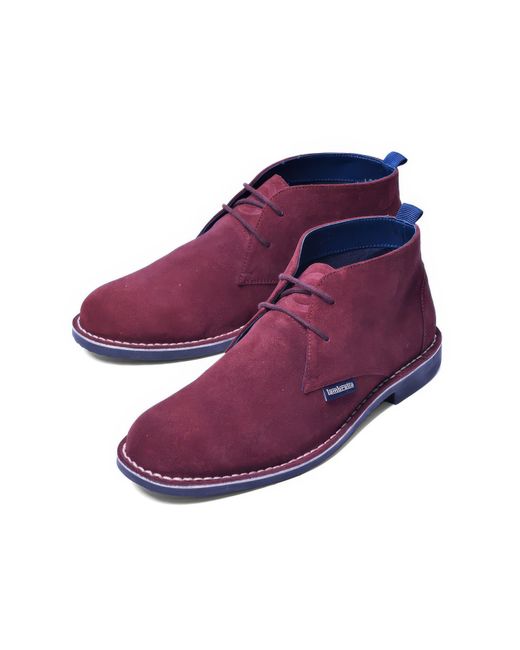 Lambretta Purple Suede Desert Boot for men