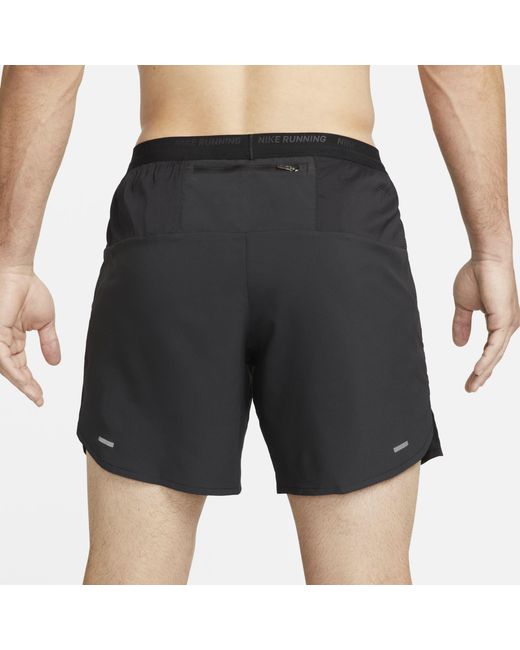 Nike Black Stride 7In Short for men