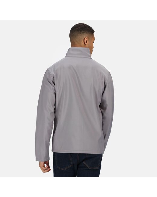 Regatta Gray Ablaze Printable Softshell Jacket for men