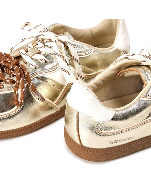 Nokwol Metallic August Low-Top Trainers