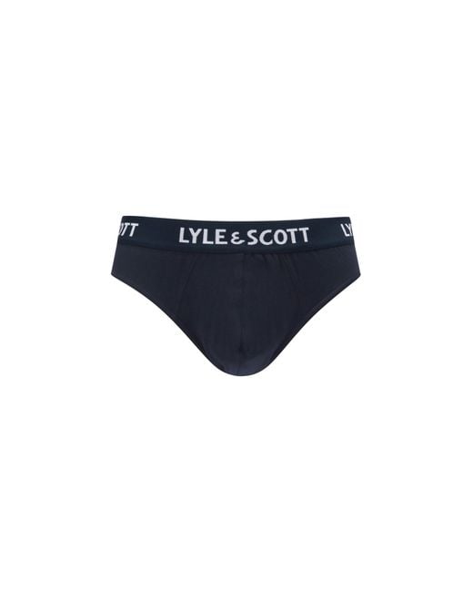 Lyle & Scott Blue Trunks for men
