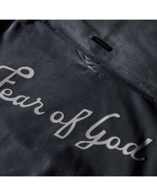 Fear Of God Blue Overhead Hoodie for men
