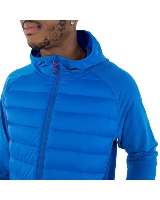 DLX Blue Cade Thermal Insulation Weather-Resistant Down Jacket for men