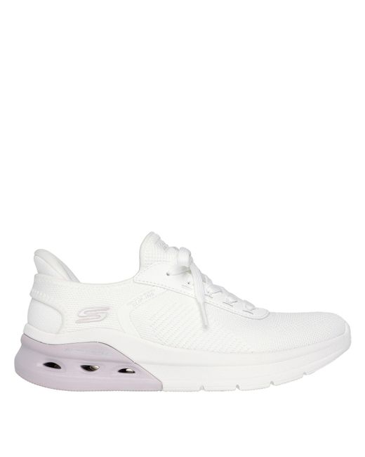 Skechers White Bobs Arc Waves Runners
