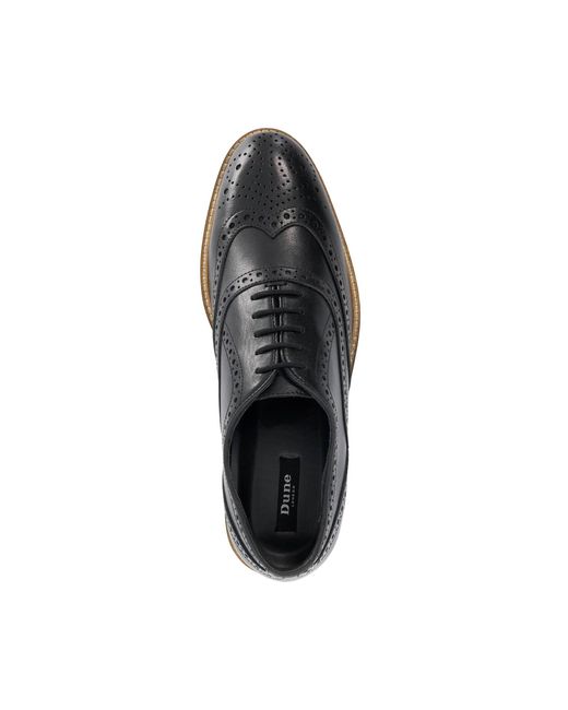 Dune Black Brogues for men