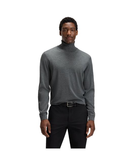 Boss Gray Musso P Crew Sweatshirt for men