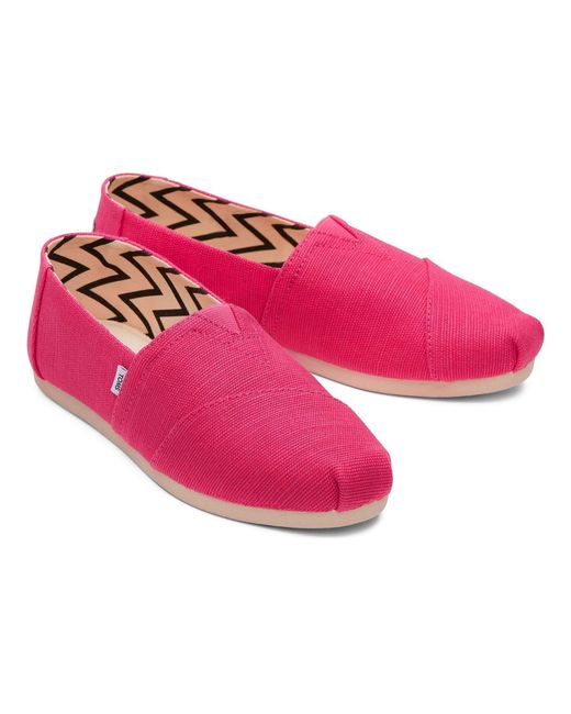 TOMS Pink Alpargata Classic Espadrilles