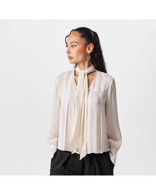 Boss Natural Bijulia Long Sleeve Blouse