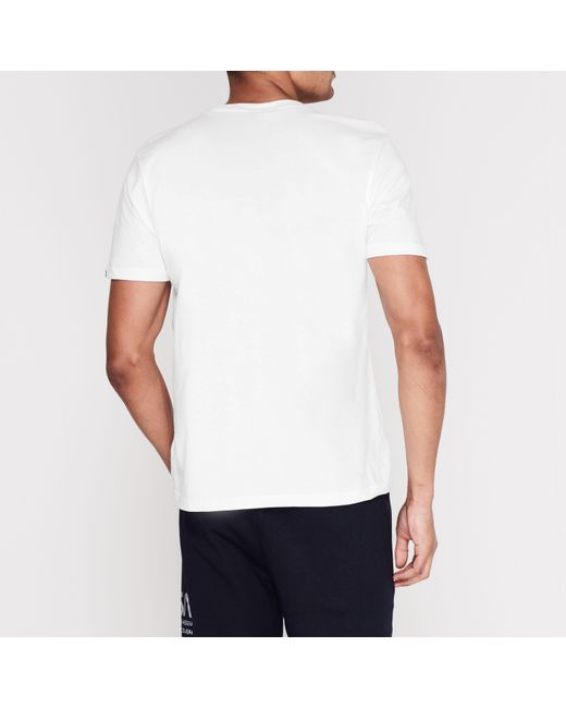 Alpha Industries White Nasa Reflective T Shirt for men