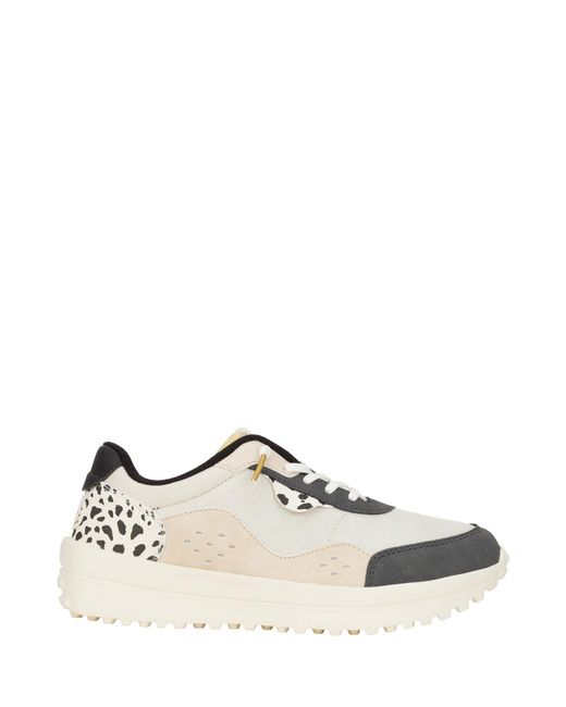 HeyDude White Hayden Shine Trainers