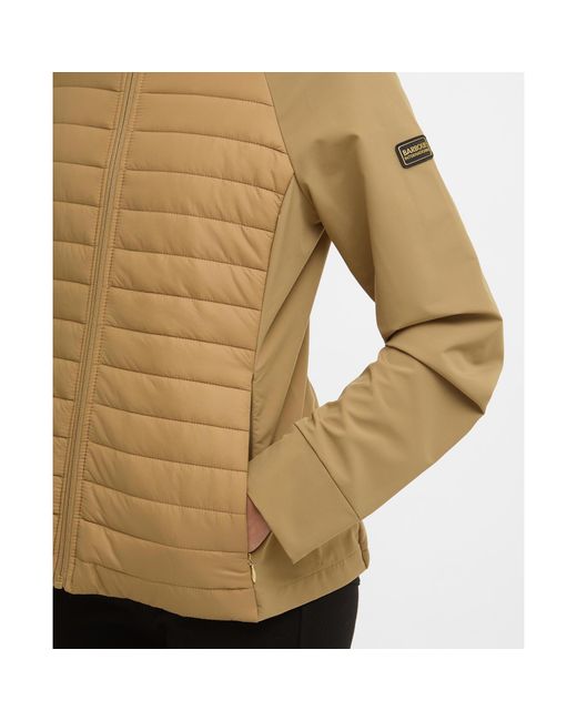 Barbour Green Valentina Quilted Sweatshirt