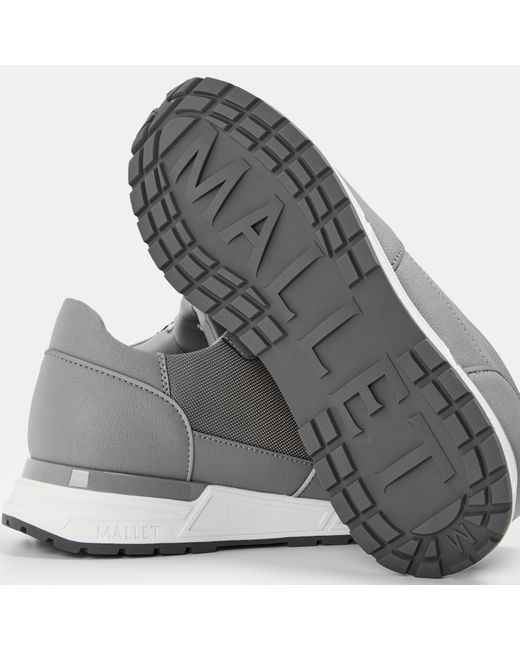 Mallet Gray Popham Lite Low-Top Trainers for men