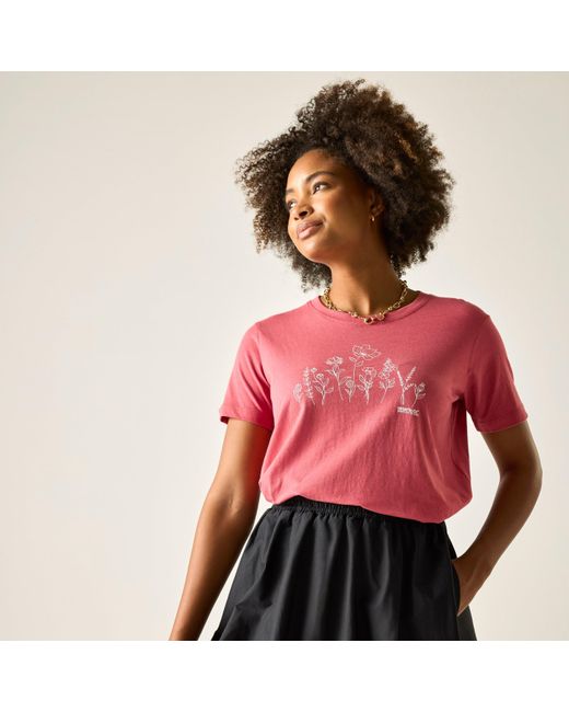 Regatta Pink Filandra Ix Breathable T-Shirt