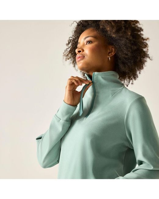 Regatta Green Demmi Half Zip Fleece