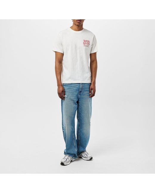 Replay White Back Jeans T-Shirt for men
