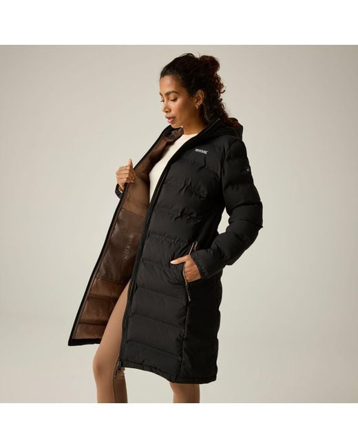 Regatta Black Altoro Thermal Longline Jacket