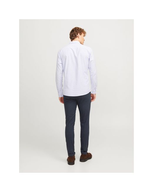 Jack & Jones Blue Henry Chinos for men