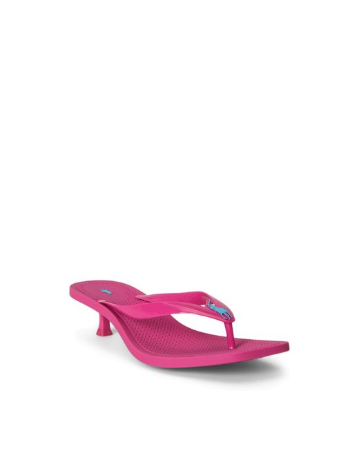 Polo Ralph Lauren Pink Flip Flops
