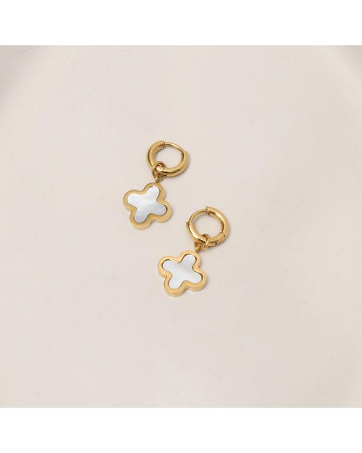 Jon Richard Metallic Waterproof Mother Of Pearl Clover Huggies