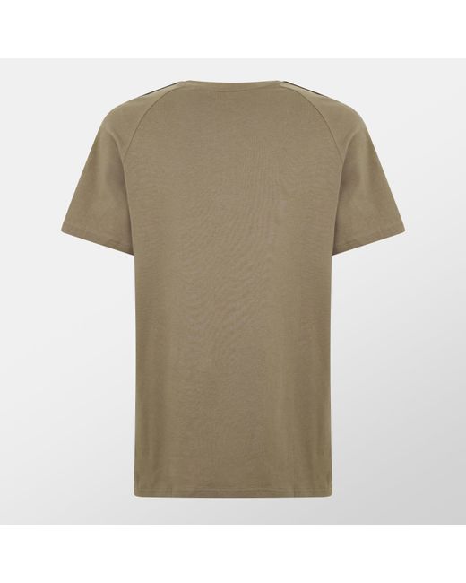 HUGO Green T-Shirt With Logo Signature Tape Detail for men