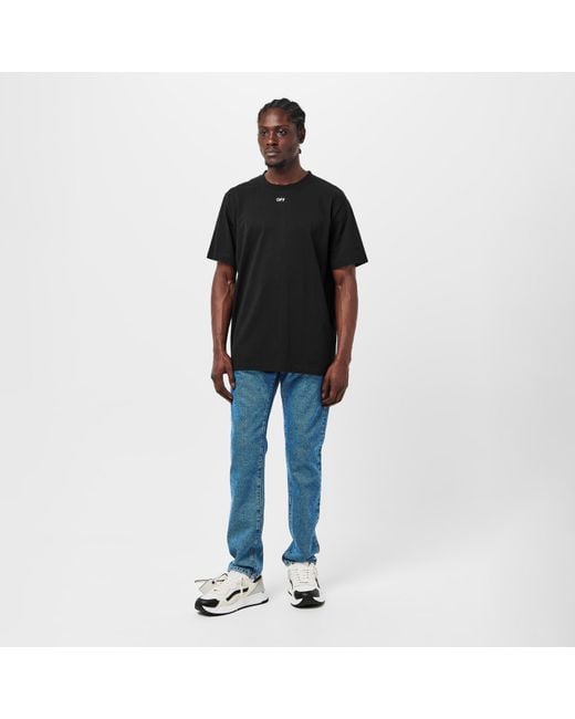 Off-White c/o Virgil Abloh Black Brick Arrow Crew Neck Short Sleeve T-Shirt for men