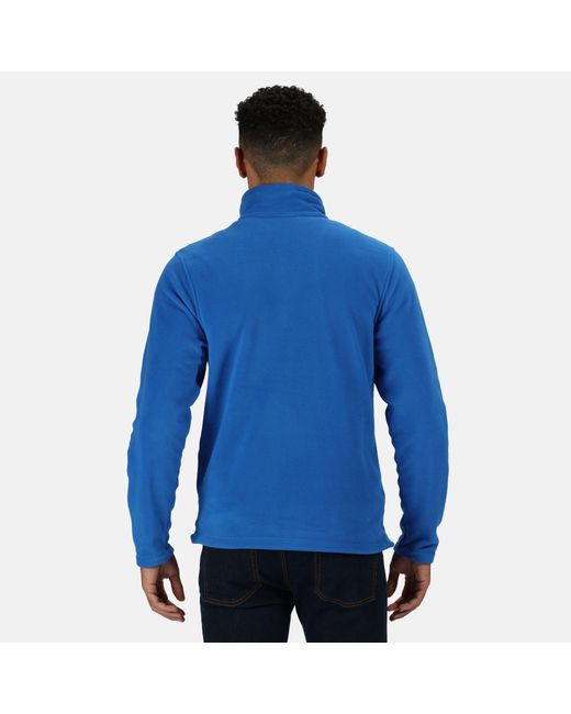 Regatta Blue Micro Full-Zip Fleece for men