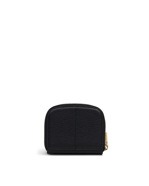 Radley Black Dukes Place Croc-Embossed Leather Zip Around Purse