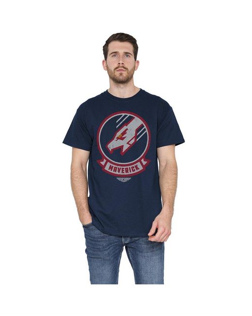top gun Blue Maverick Maverick Call Sign T Shirt for men