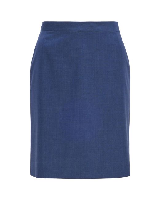 Boss Blue Vomila Pencil Skirt