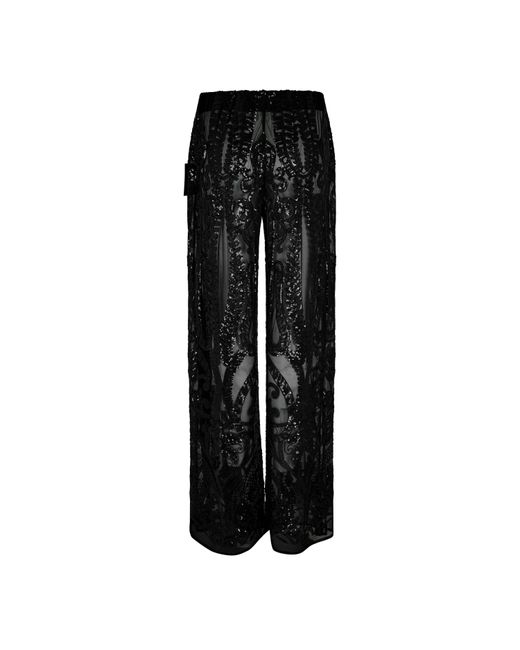 Norma Kamali Black Nk Sqn Elephant Trs Ld54