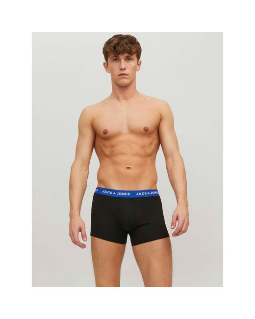 Jack & Jones Blue Lee 5 Pack Trunks for men