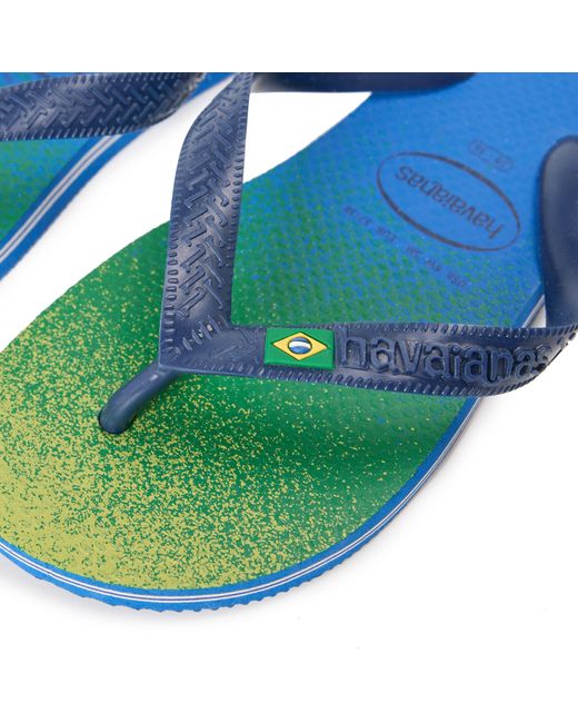 Havaianas Blue Brasil Flip Flops