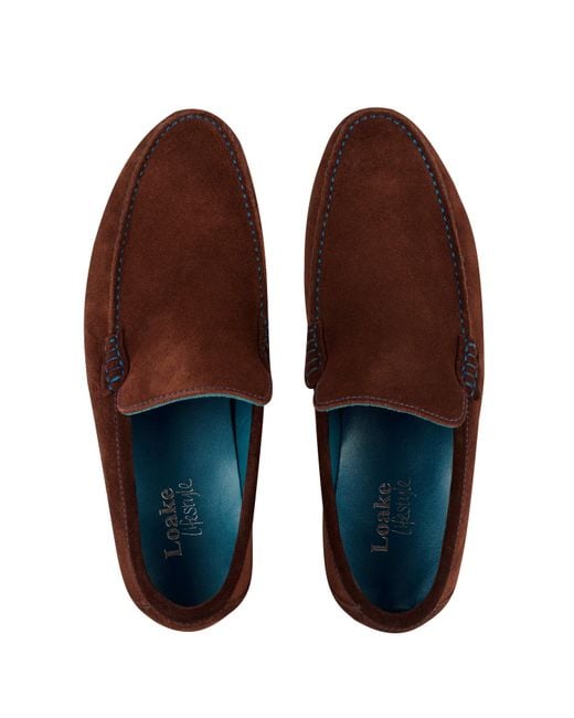 Loake Brown Nicholson Loafers for men