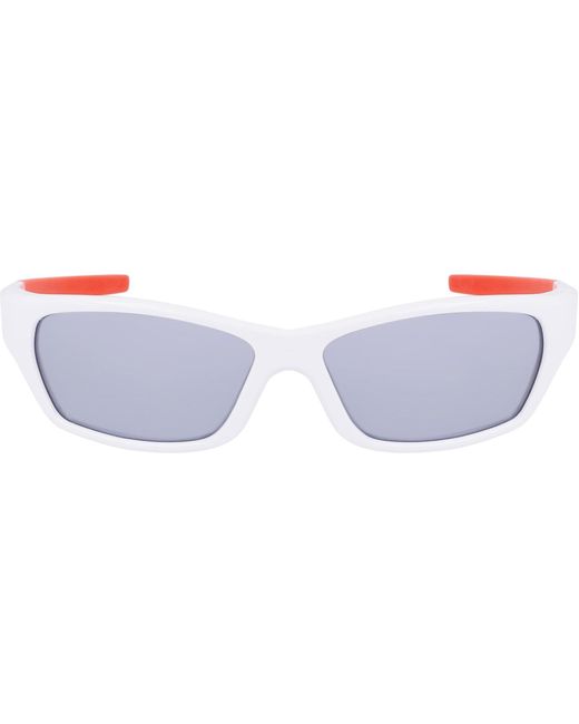 Nike White Jolt Wrap Sunglasses
