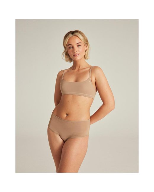 Nudea Multicolor Scoop Neck Bralette Second Skin Stretch