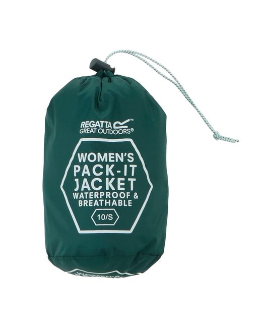 Regatta Green Pack It Iii Waterproof Jacket