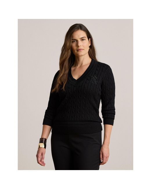 Ralph Lauren Black Meren Crew Neck Jumper