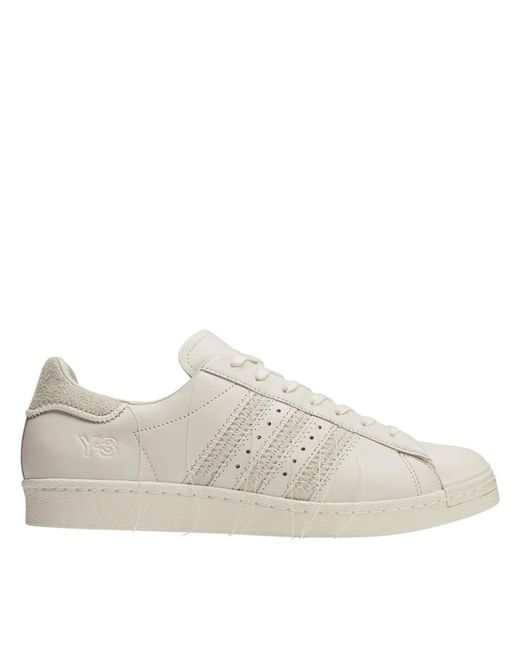 Y-3 White Superstar Trainers Size 6 for men